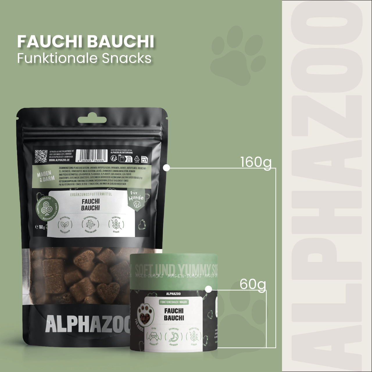 
                      Fauchi Bauchi Fauchi Bauchi Hundesnack – Leckerlis für sensiblen Mägen
                      