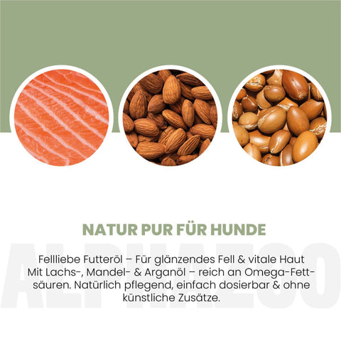 Fellliebe food oil for dogs & cats I fur care & fur change Fellliebe Food Oil – For a shiny coat & healthy skin in dogs