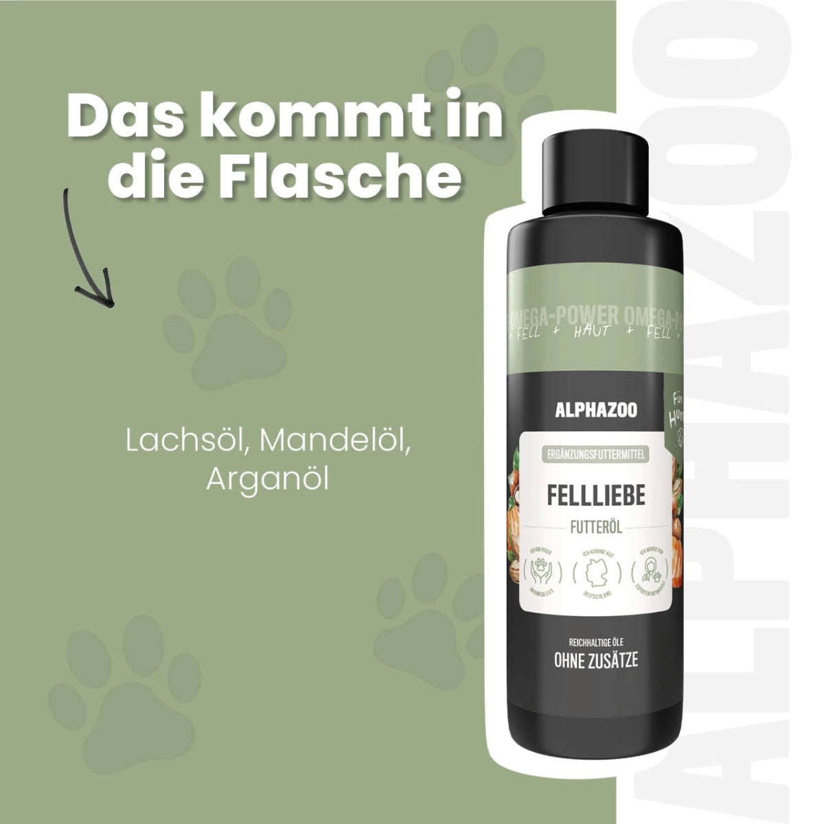 Fellliebe Futteröl für Hunde Fellliebe Futteröl – Für glänzendes Fell & gesunde Haut bei Hunden