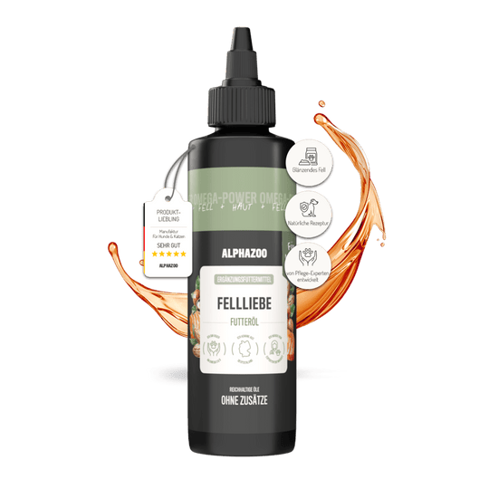 Fellliebe food oil for dogs & cats I fur care & fur change