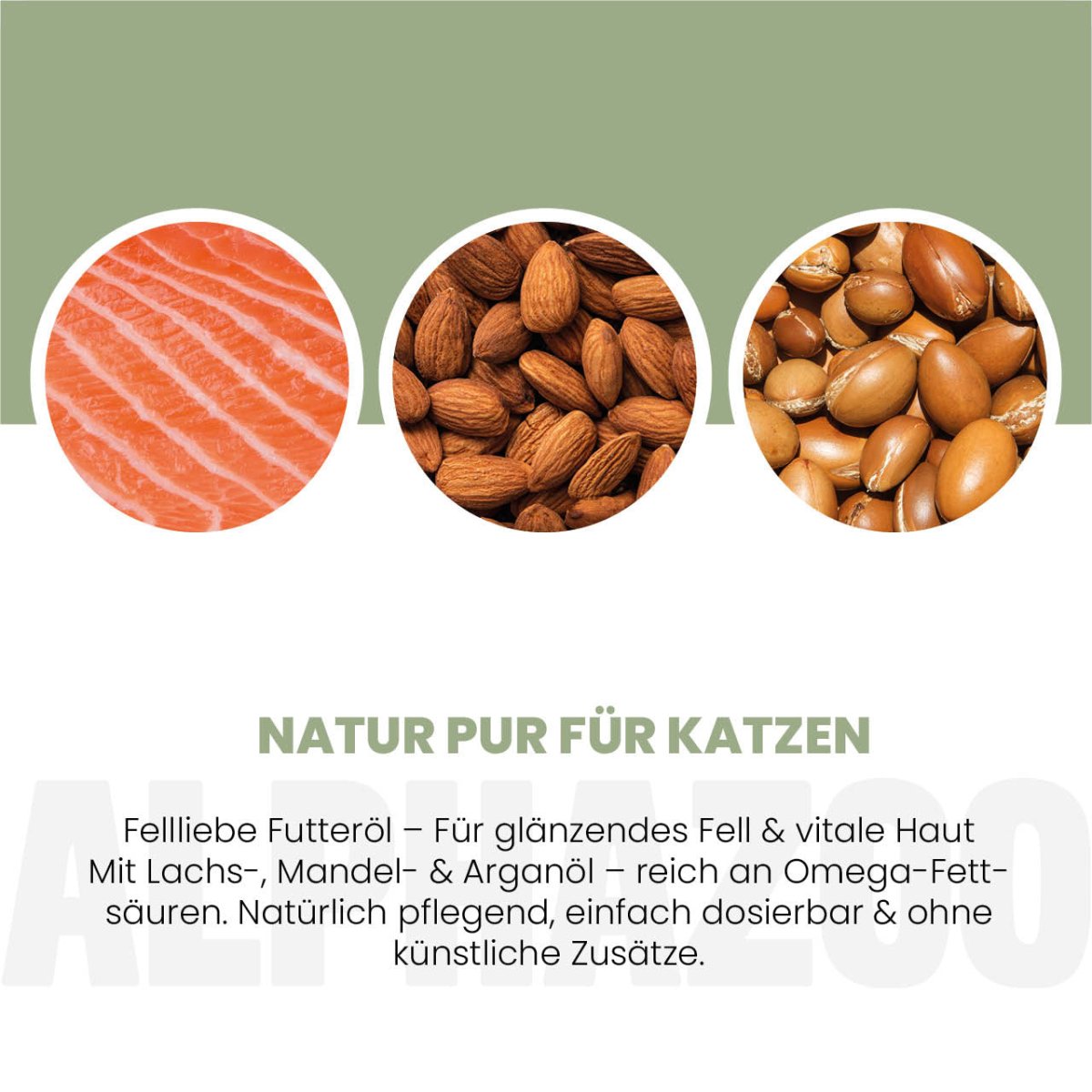 
                      Fellliebe Futteröl für Katzen Fellliebe Futteröl mit Lachs- & Arganöl – Für glänzendes Fell & gesunde Haut bei Katzen
                      