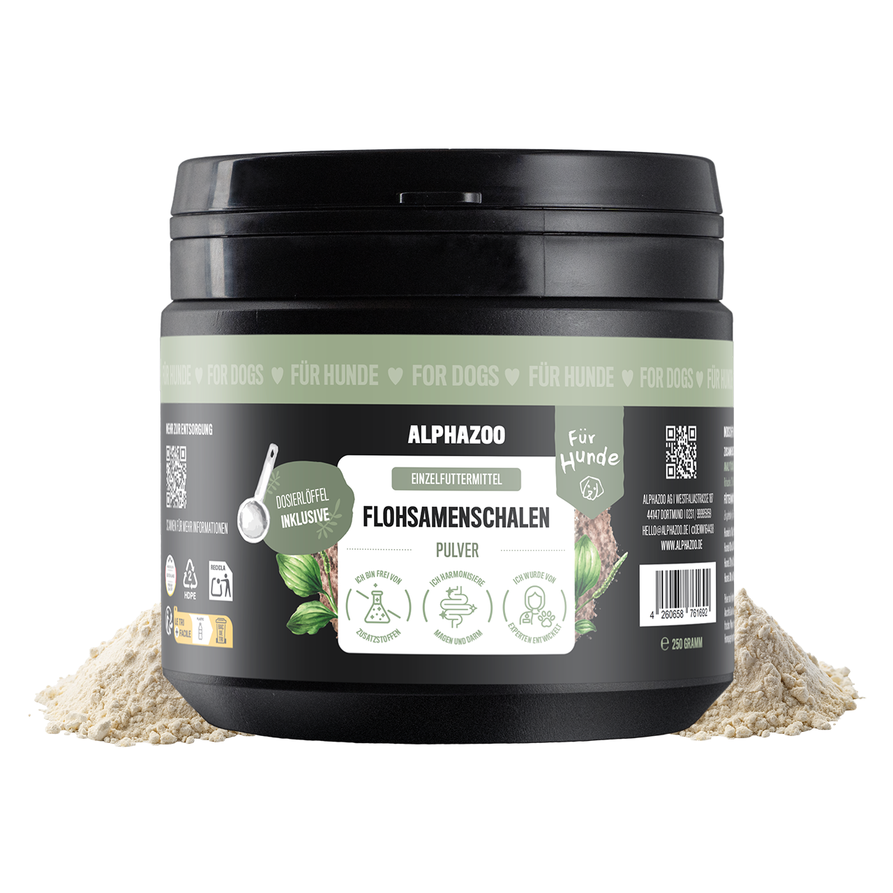 Ground psyllium husks for dogs and cats I Indian Psyllium Husks Psyllium husks for dogs & cats – a natural source of fiber to gently support digestion & intestinal balance