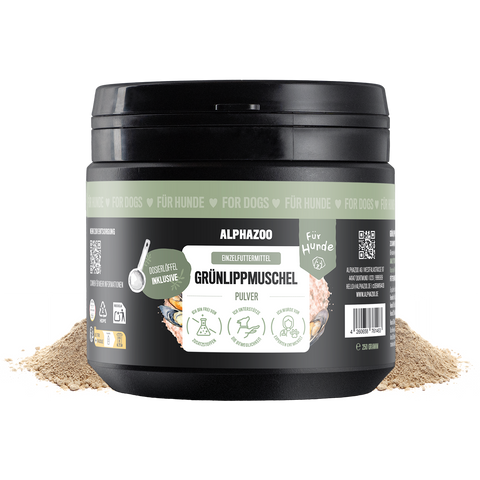 Green-lipped mussel powder for dogs & cats I full-fat green-lipped mussel