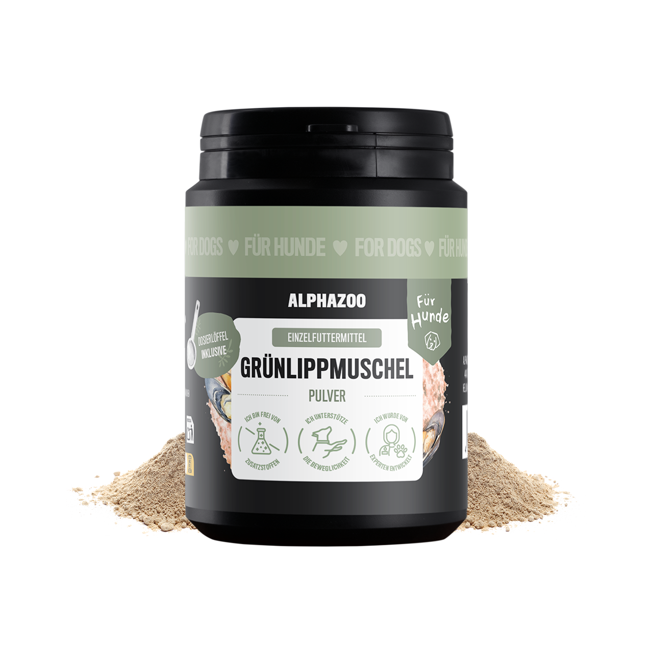 
                      Green-lipped mussel powder for dogs & cats I full-fat green-lipped mussel Green-lipped mussel – joint powder to support mobility
                      