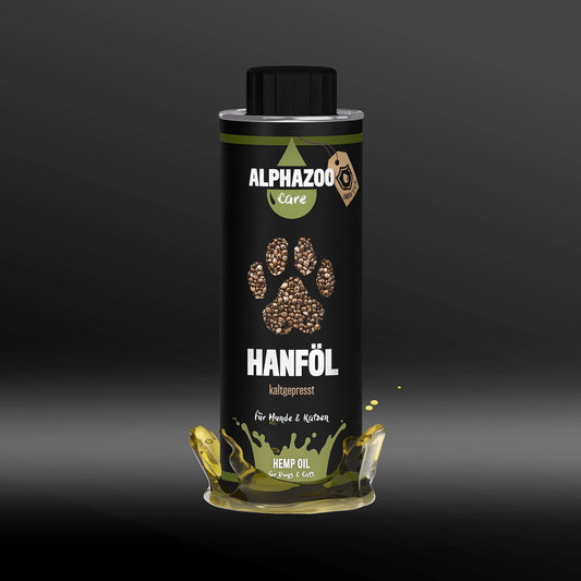 Premium hemp oil for dogs & cats I relaxation and coat shine