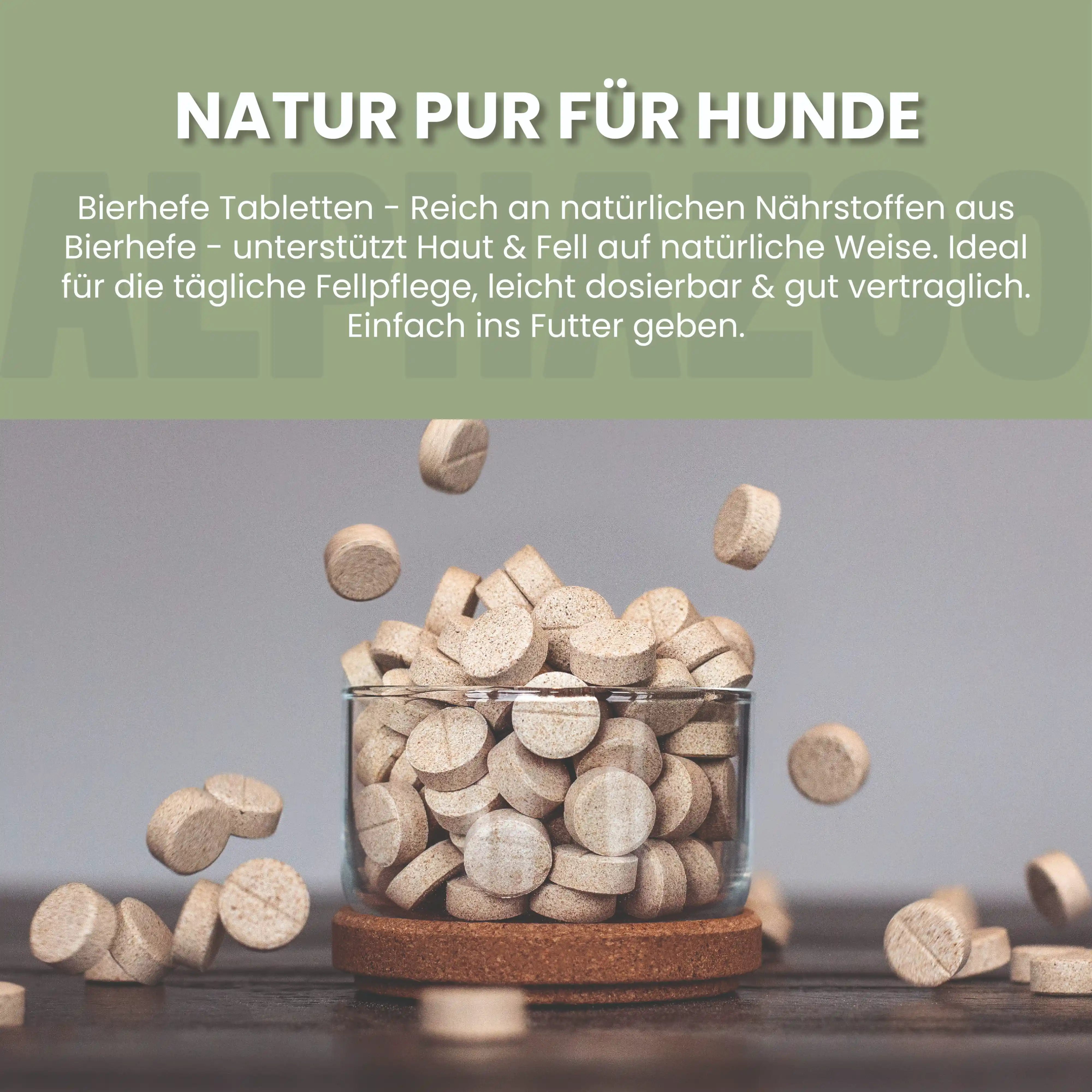 Bierhefe Tabletten Bierhefe Tabletten – Biotin & B-Vitamine für Hunde & Katzen