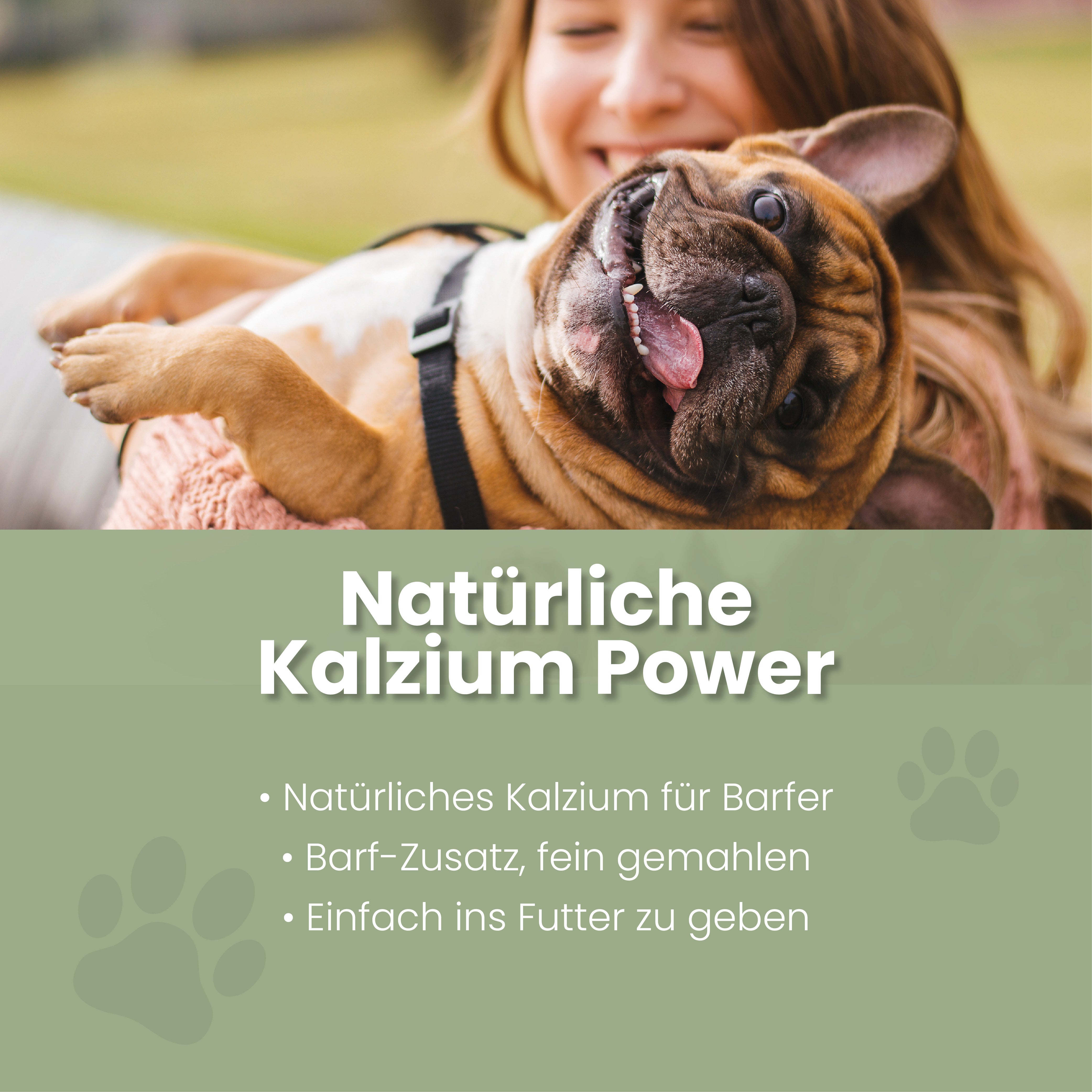 Eggshell powder for dogs & cats I Calcium from eggshells Eggshell powder for dogs & cats – Natural calcium source for bones & teeth