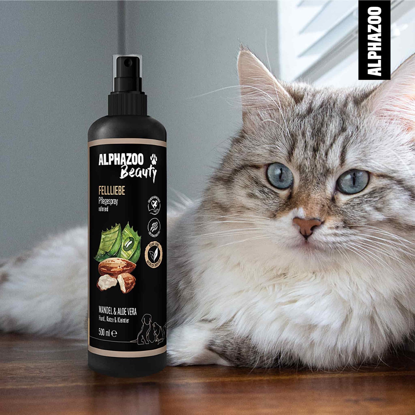 Fellliebe coat spray for dogs & cats I Care spray against odor