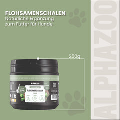 Flohsamenschalen gemahlen für Hunde