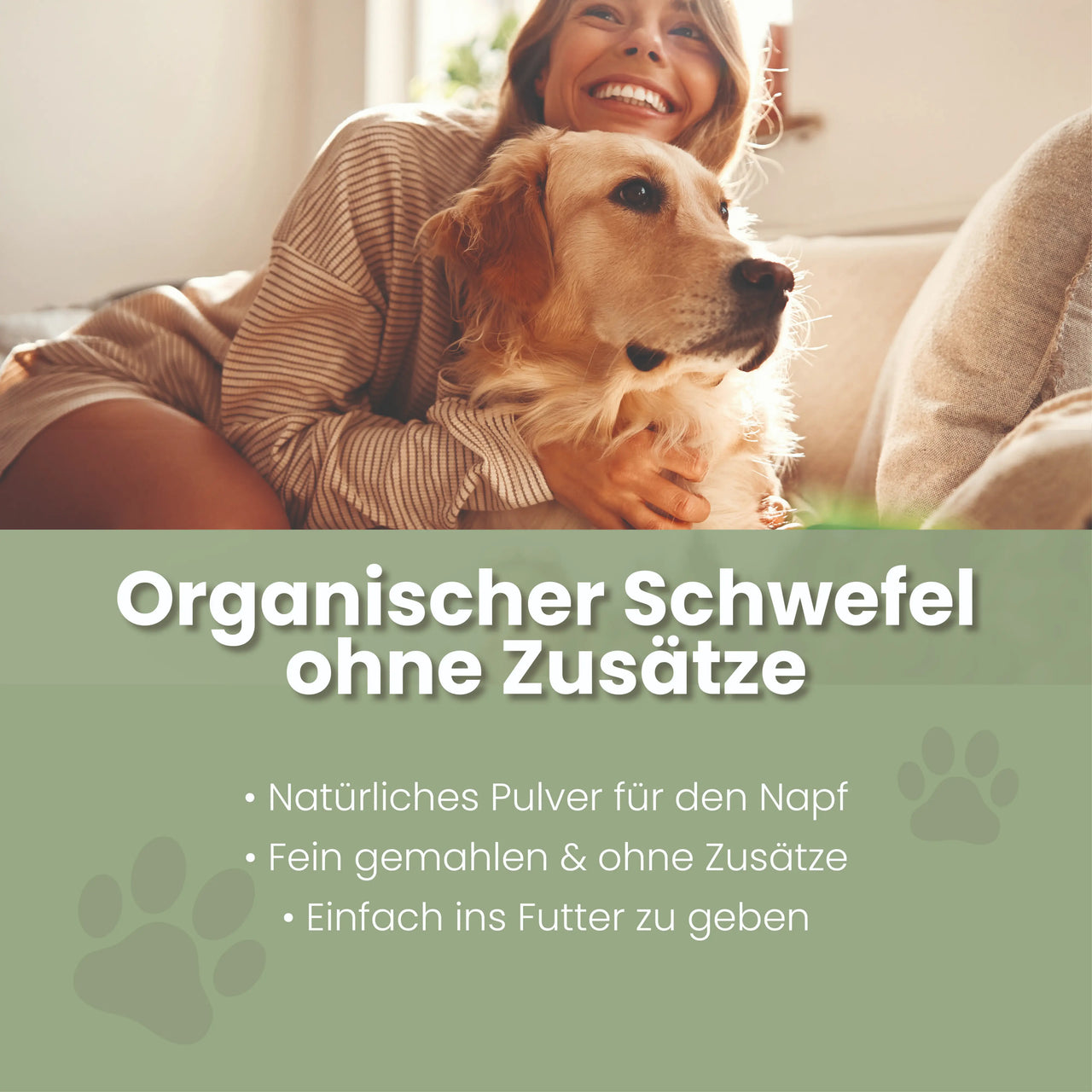 
                      MSM powder for dogs & cats I Organic sulfur for agility MSM powder – supports healthy joint function
                      