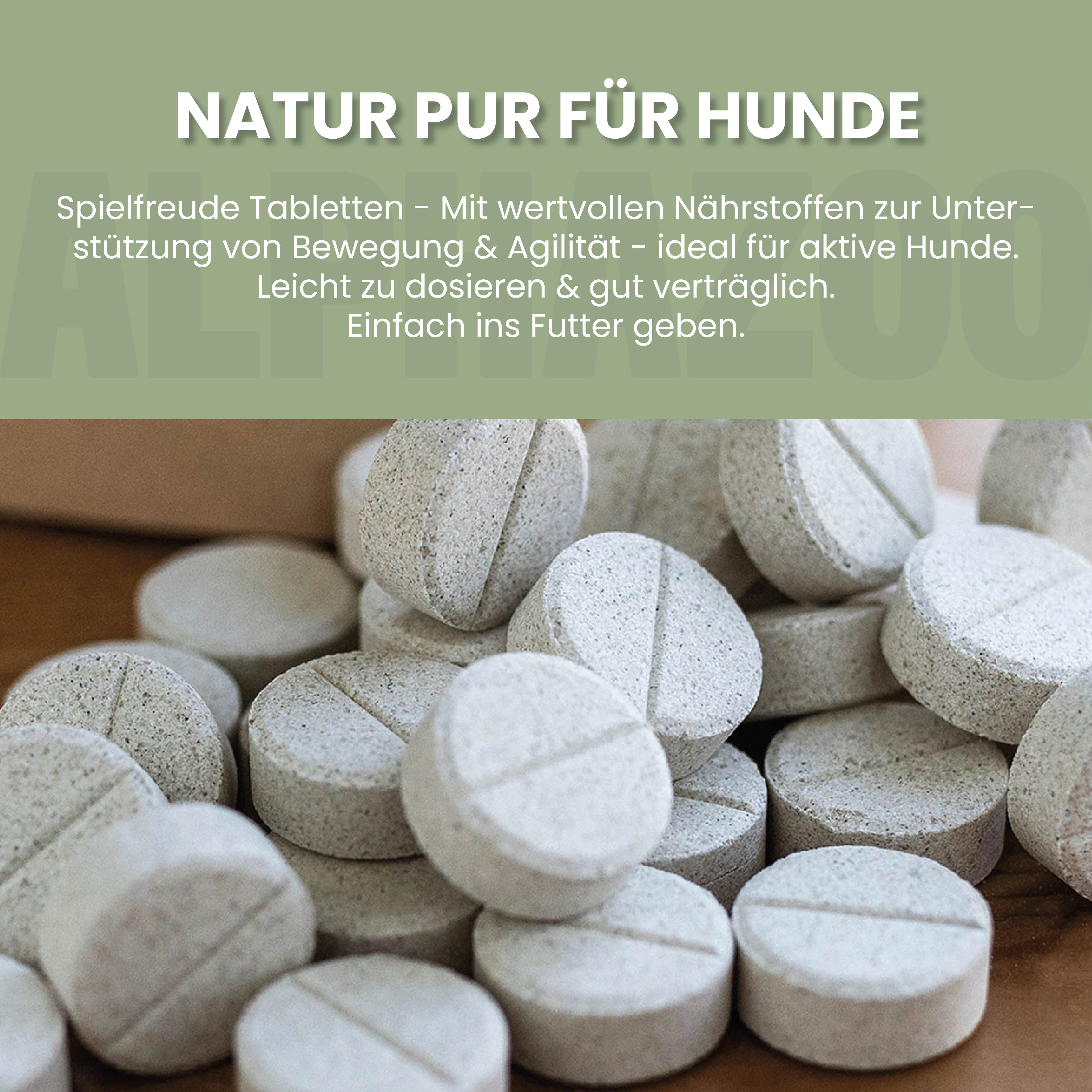 Spielfreude Tabletten Spielfreude Tabletten – Ergänzungsfutter für Hunde