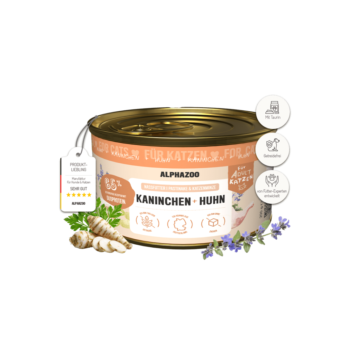 Rabbit + Chicken Wet Food for Cat