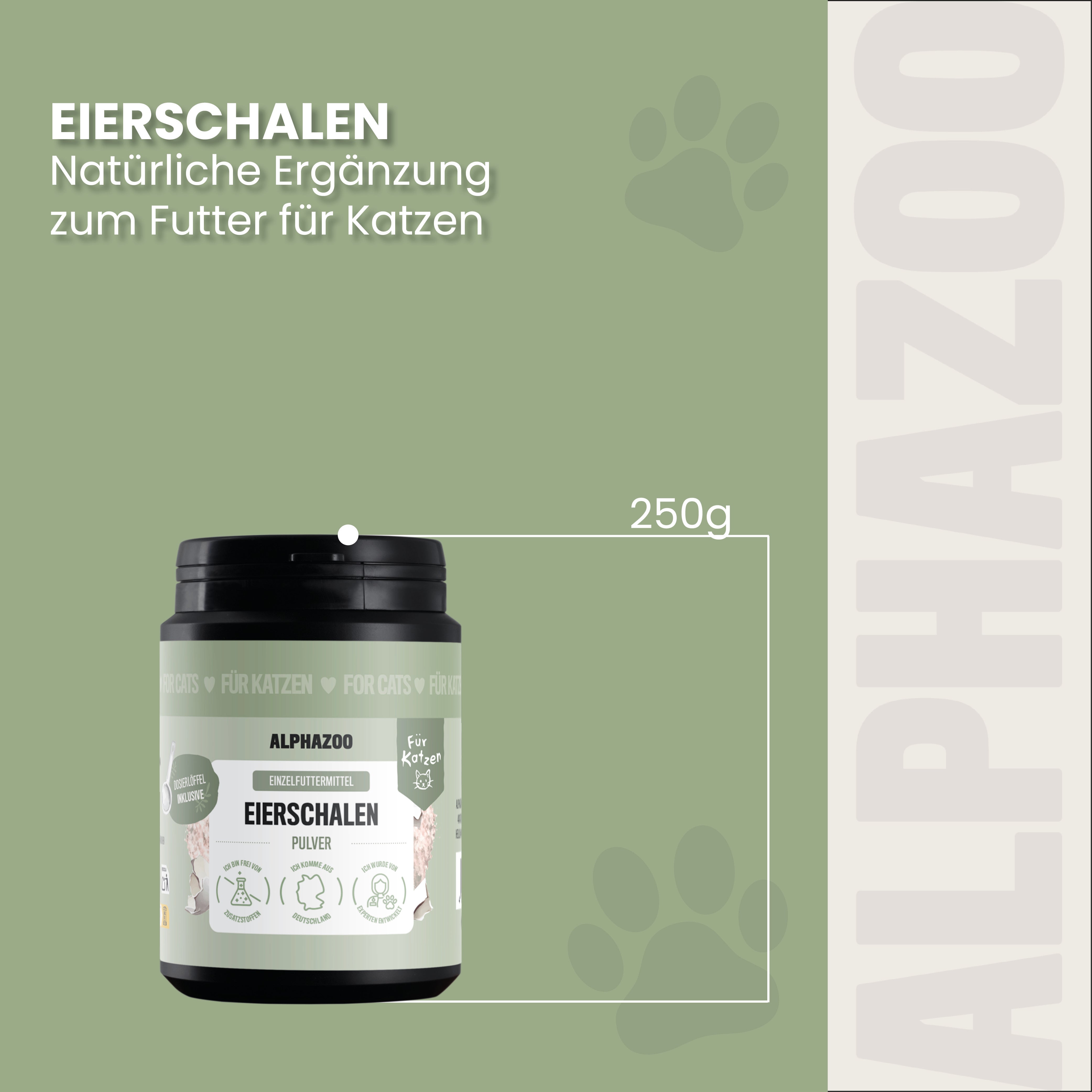 Eierschalenpulver für Katzen Eierschalenpulver Katzen – BARF & Knochenaufbau