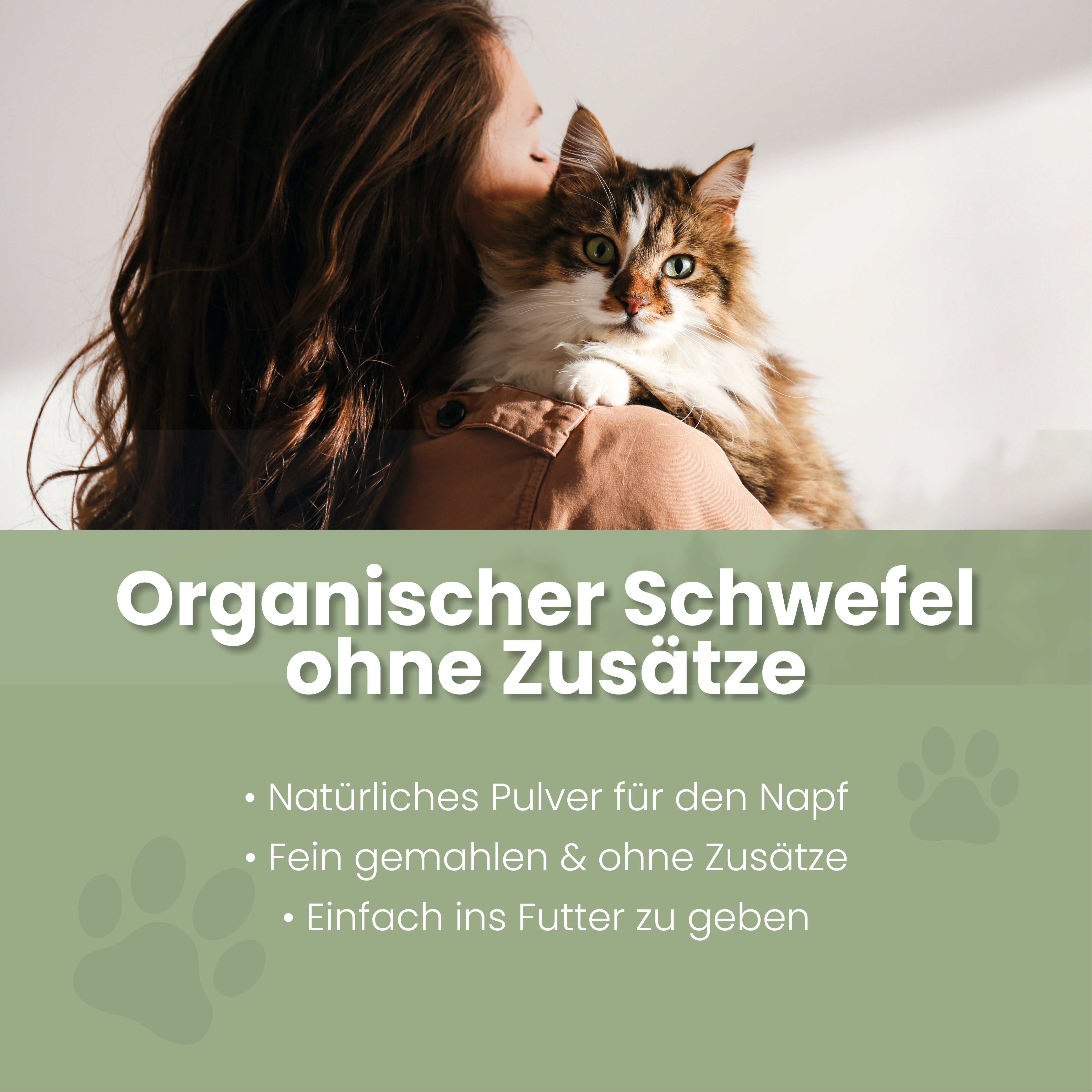 MSM Pulver für Katzen MSM Pulver Katzen – Fell & Bindegewebe