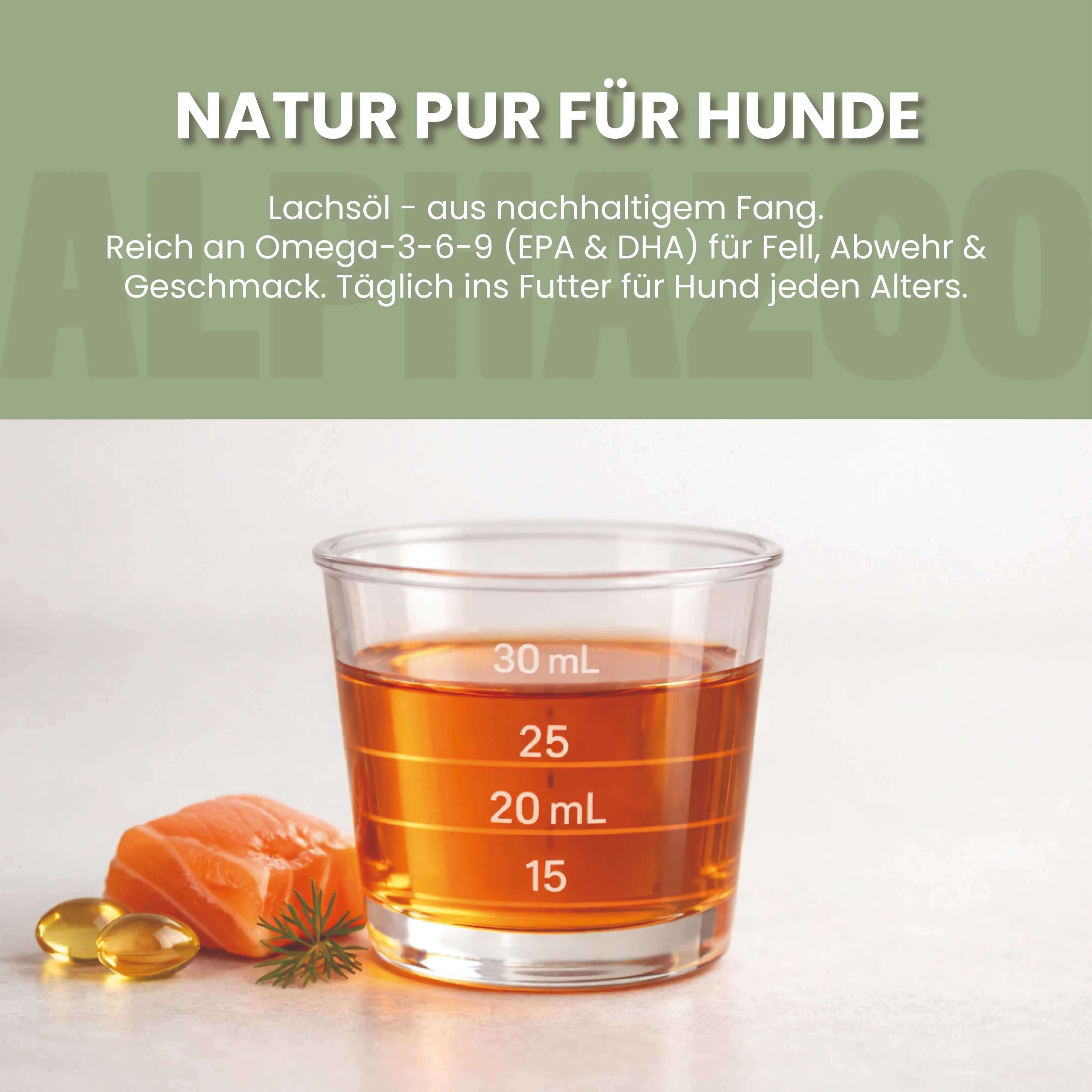 Lachsöl für Hunde Lachsöl – Omega-3-reiches Öl für Hunde