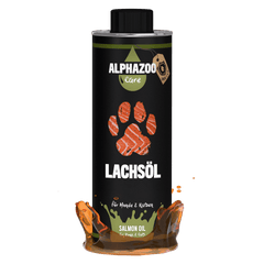 Premium salmon oil for dogs and cats I natural omega-3 fish oil