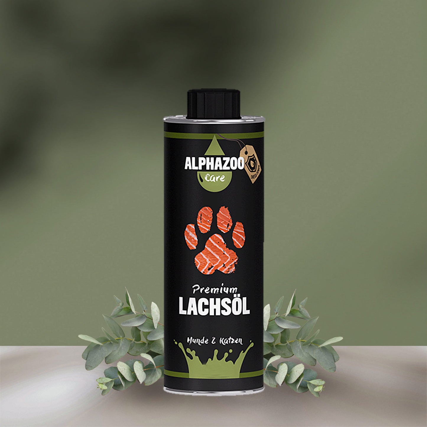 Premium salmon oil for dogs & cats I Natural omega-3 fish oil