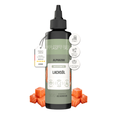 Lachsöl für Katzen