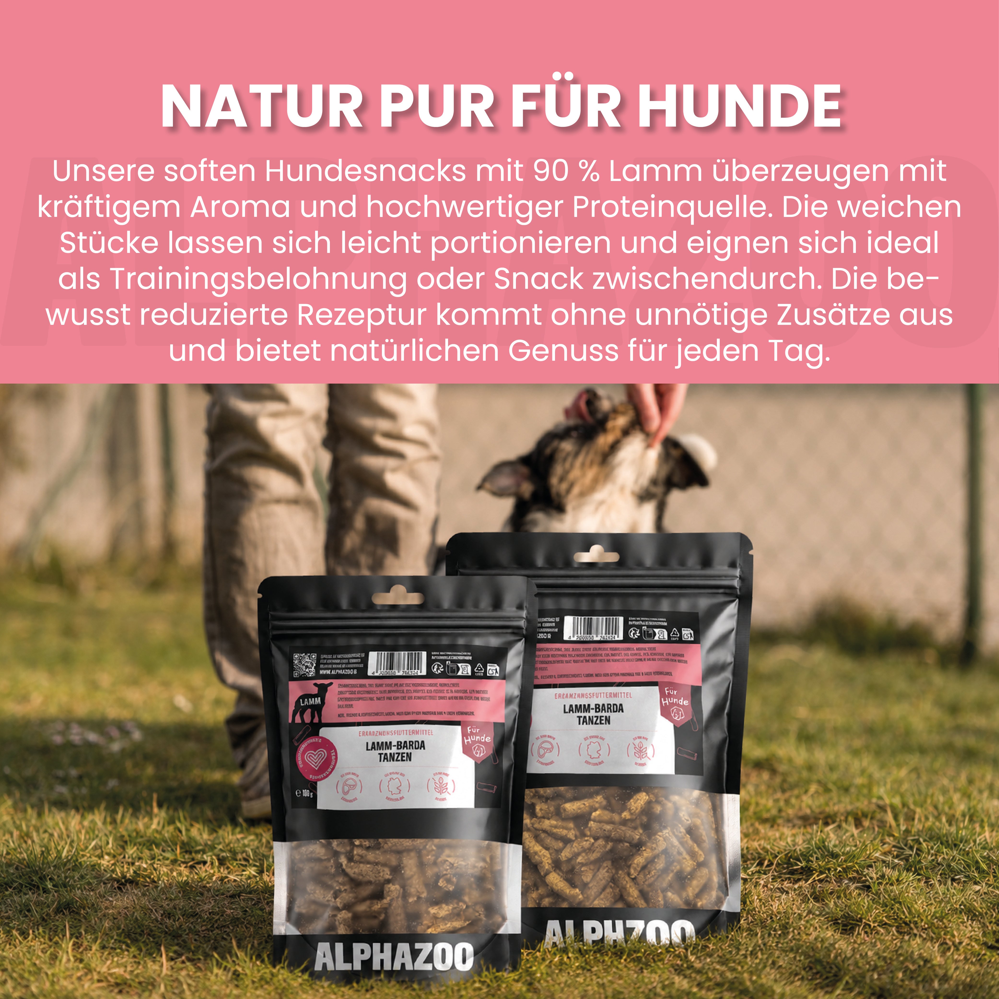 Lamm-Barda Tanzen LAMMBARDA TANZEN – Trainingssnack mit 90 % Lamm