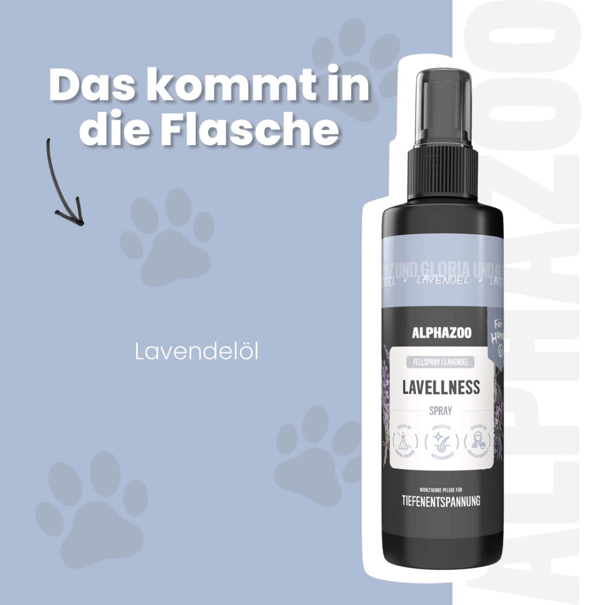 
                      Lavellness coat spray for dogs 250 ml Lavellness Coat Spray for Dogs with Lavender & Shea Butter - Cares for Coat & Skin
                      