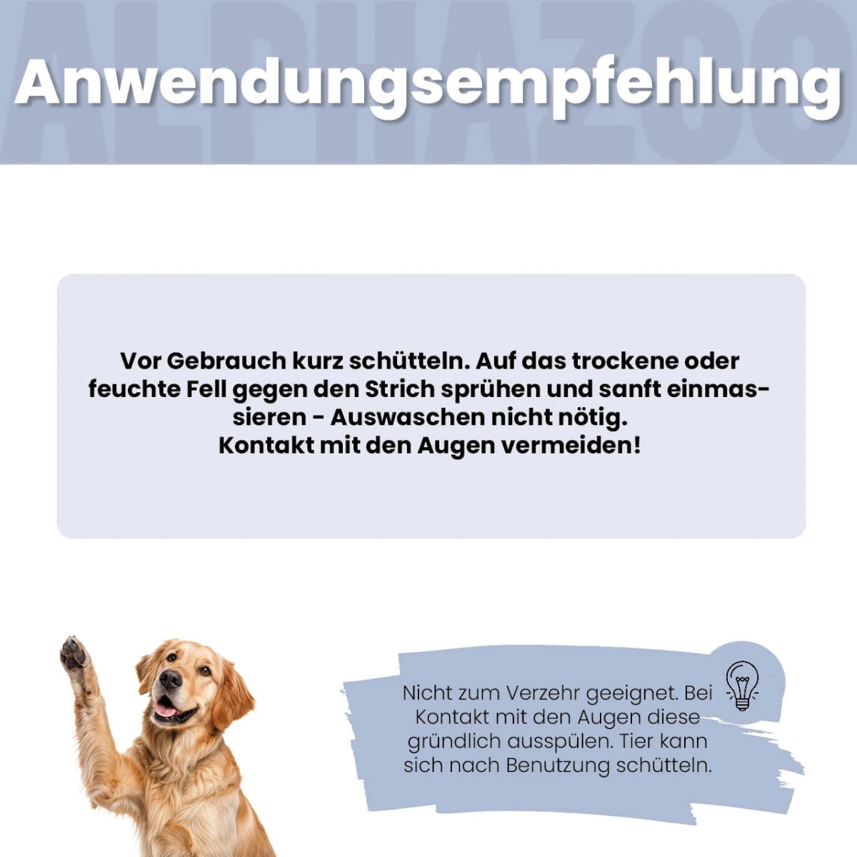 Lavellness Fellspray für Hunde Lavellness Fellspray für Hunde mit Lavendel & Sheabutter - Pflegt Fell & Haut