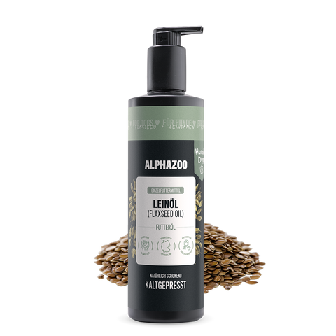 Premium linseed oil for dogs & cats I Omega 3 linseed oil
