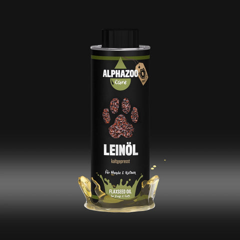 Premium linseed oil for dogs & cats I Omega 3 linseed oil