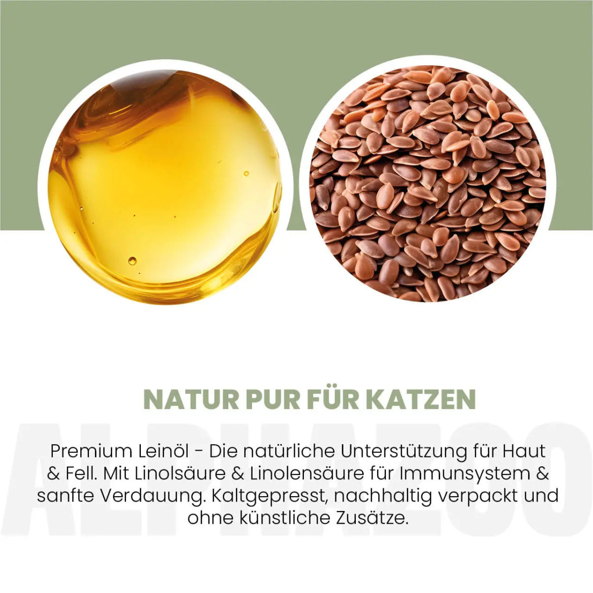 Linseed oil for cats