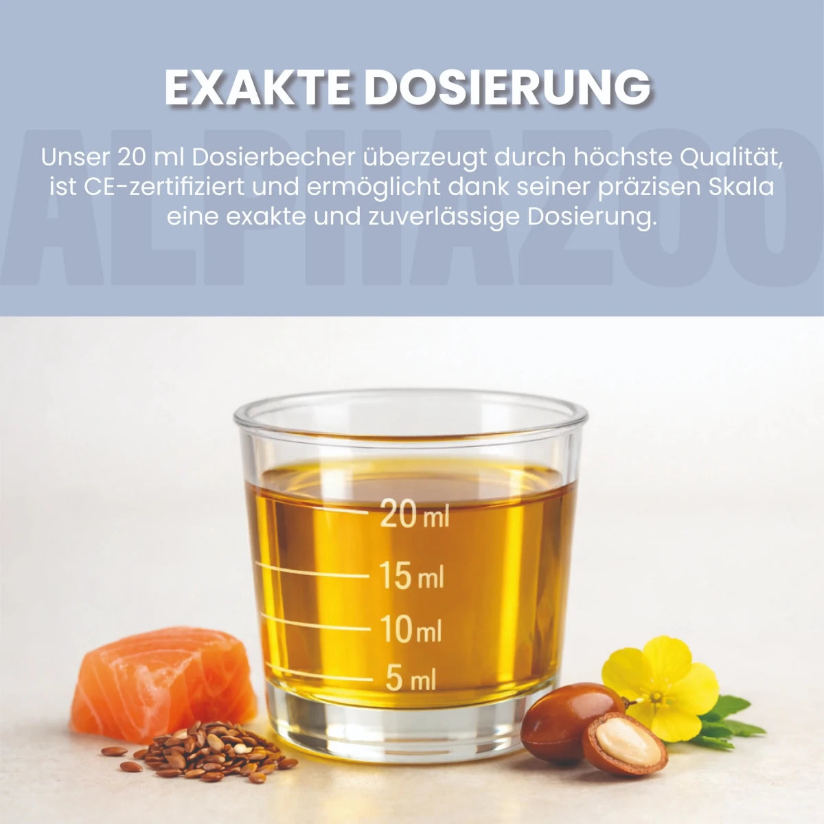 
                      Messbecher für Futteröle
                      