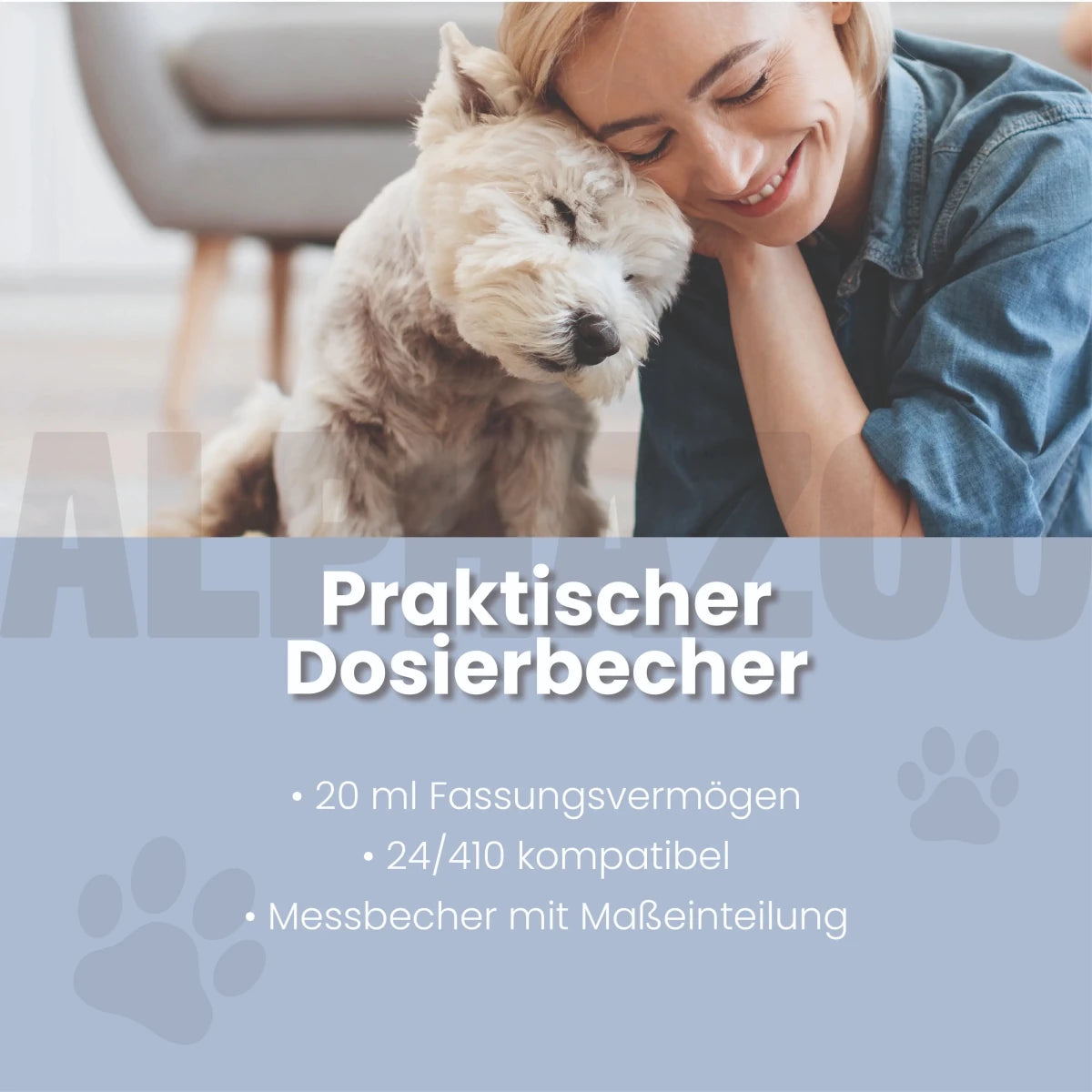 Messbecher für Futteröle