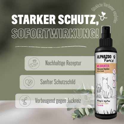 MilbHunter Milbenspray für Hunde I Starkes Anti Milbenmittel