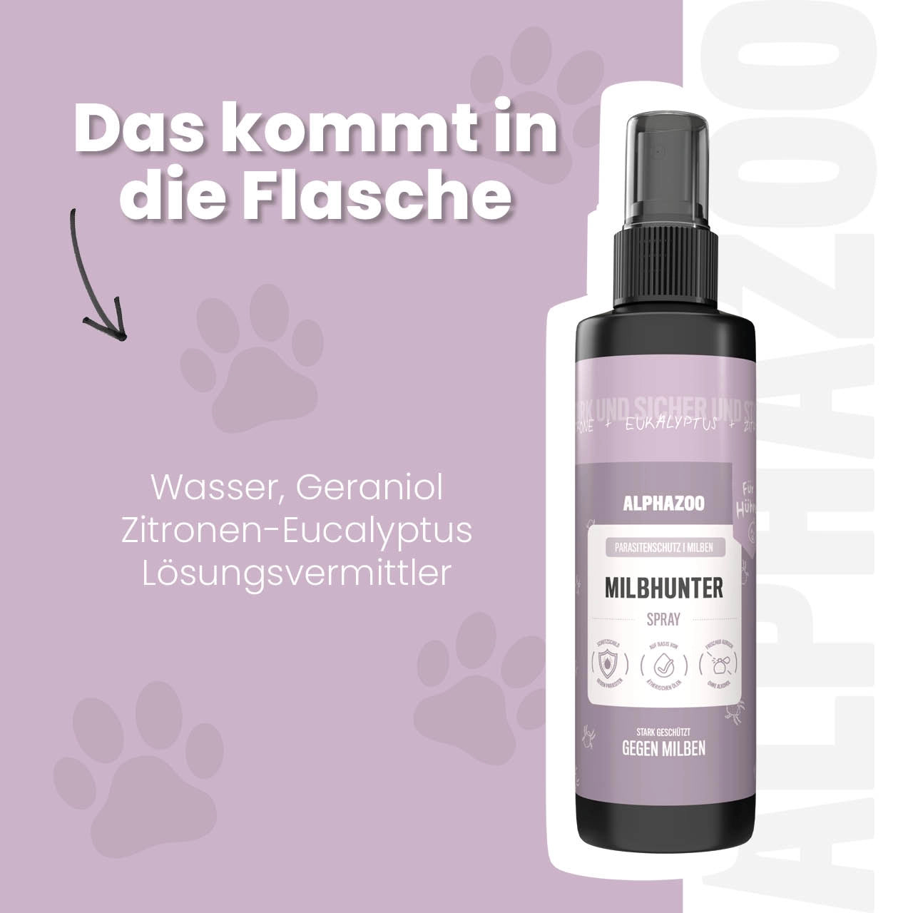 MilbHunter Milbenspray für Hühner MilbHunter Milbenspray für Hühner - wirksamer Schutz gegen Milben