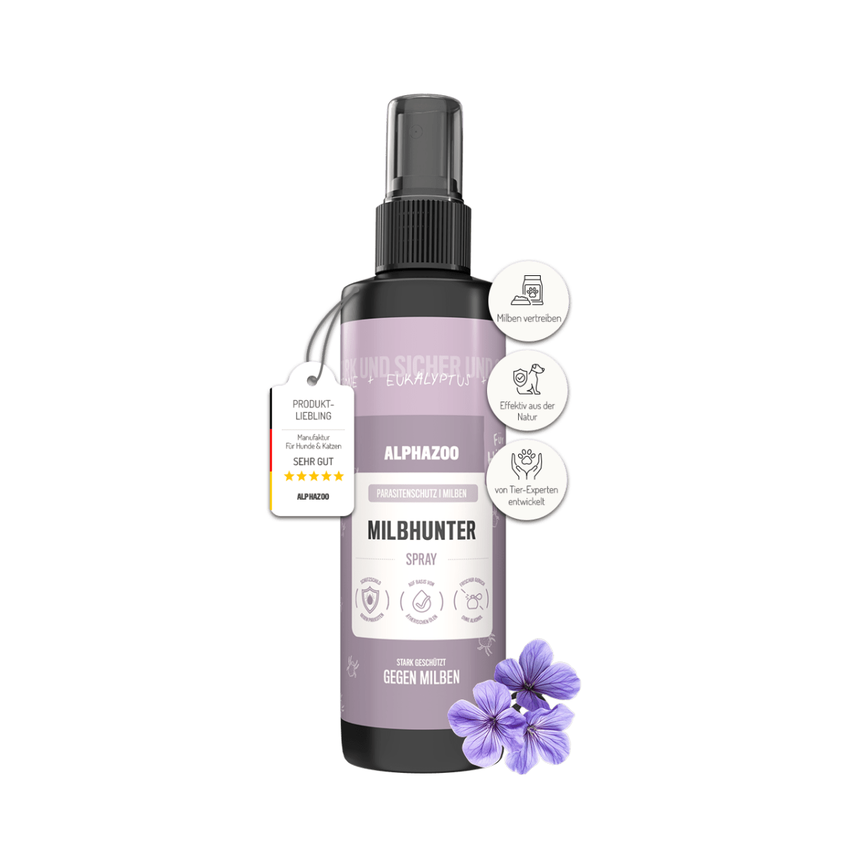 MilbHunter Milbenspray für Hühner MilbHunter Milbenspray für Hühner - wirksamer Schutz gegen Milben