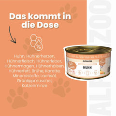 Monoprotein Huhn Nassfutter für Katze