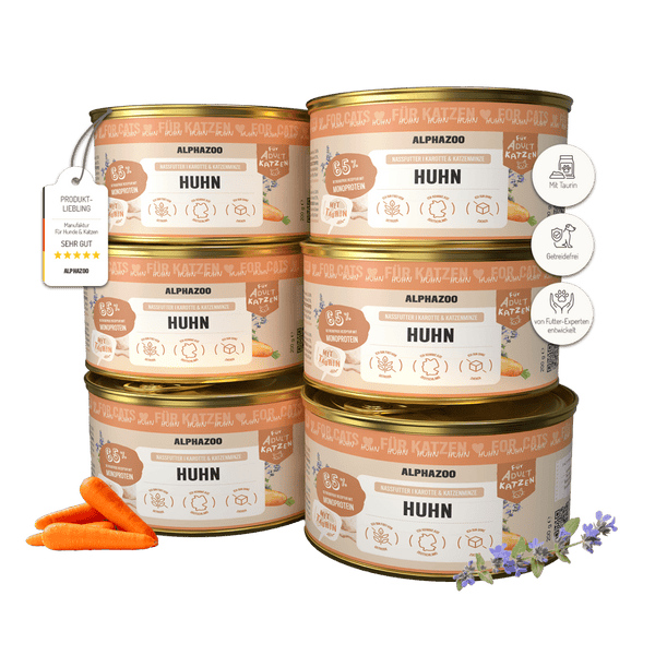 Monoprotein Huhn Nassfutter für Katze