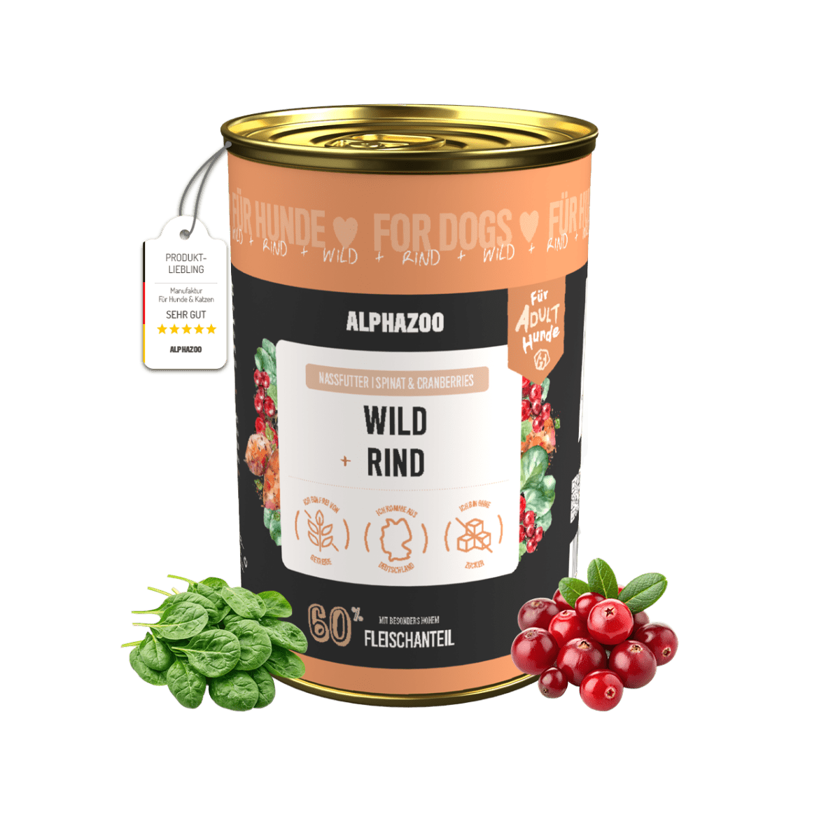 Monoprotein Pferd Nassfutter für Hunde