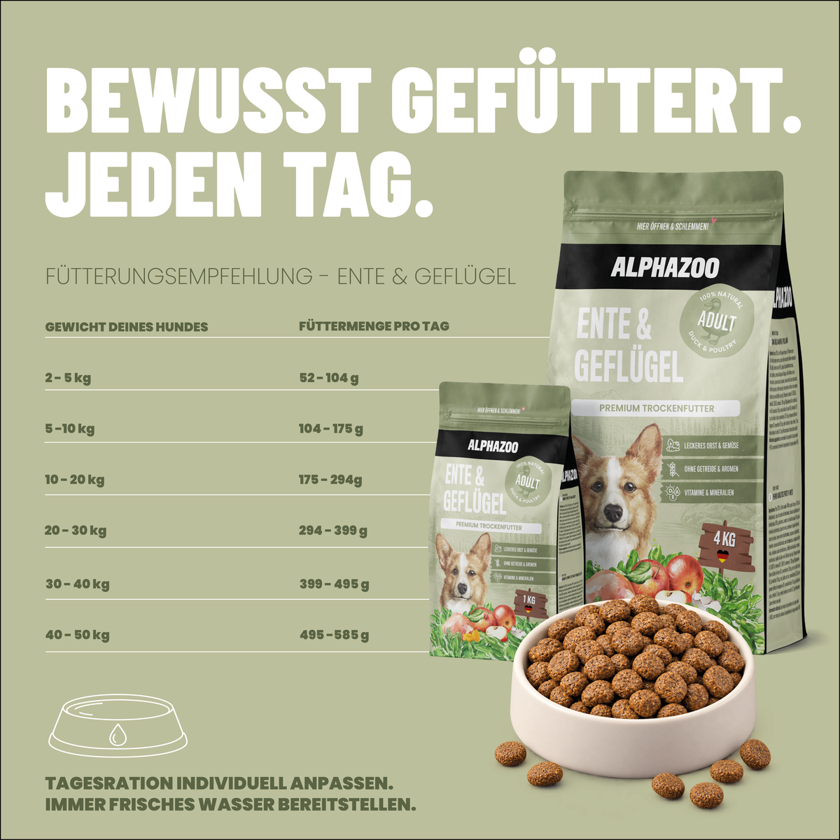 Adult Trockenfutter Ente / Geflügel