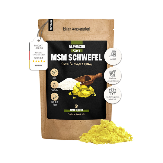 MSM powder for dogs & cats I Organic sulfur for agility