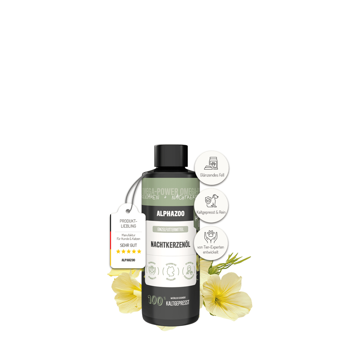 
                      Nachtkerzenöl für Hunde Nachtkerzenöl für Hunde - natürliche Pflege von innen für Fell & Haut
                      