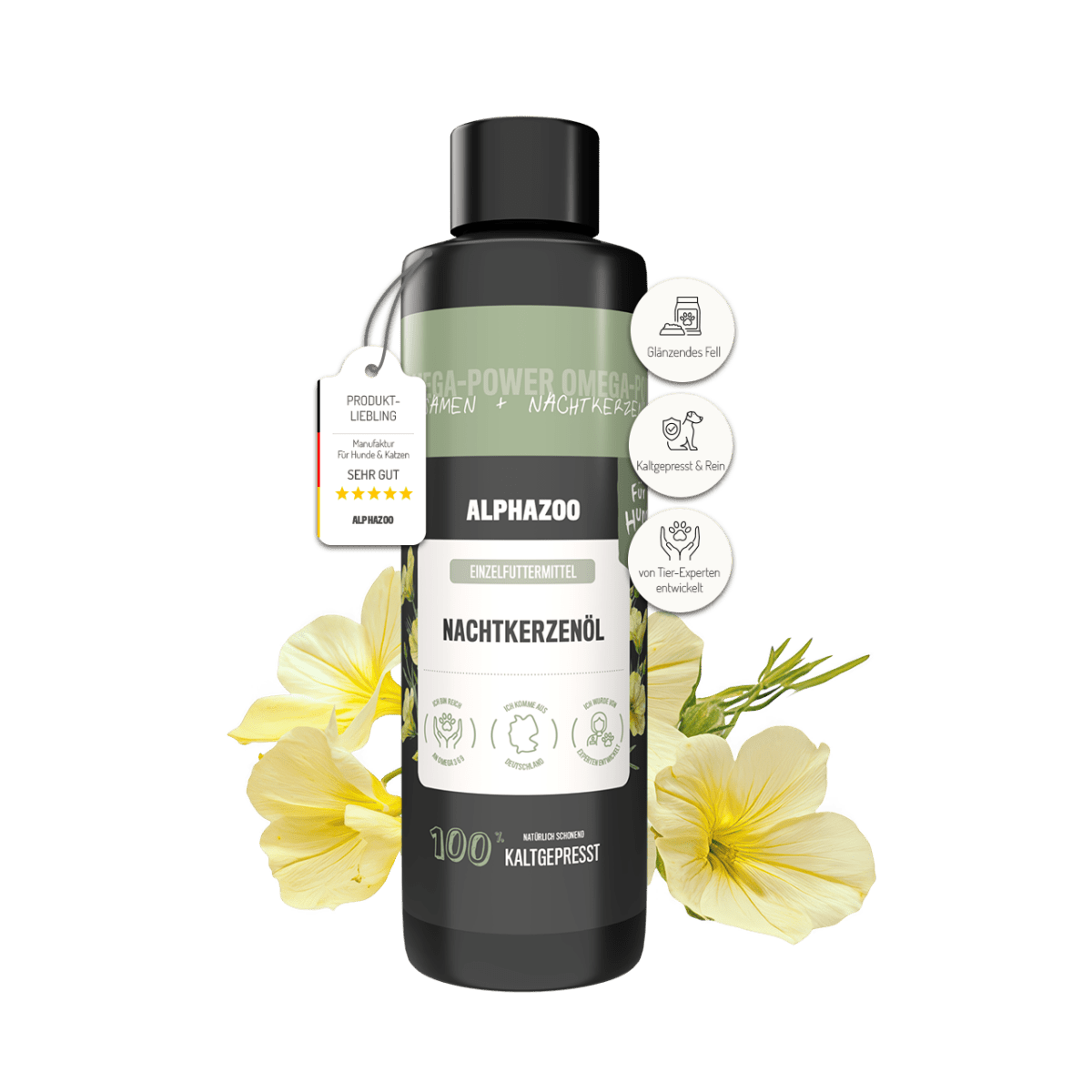 
                    Evening primrose oil for dogs Evening primrose oil for dogs - natural care from within for coat & skin
                    