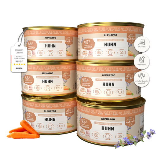 Monoprotein chicken wet food for cats