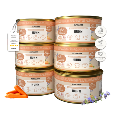 Monoprotein Huhn Nassfutter für Katze