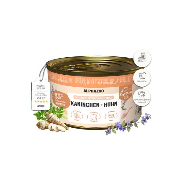 Rabbit + Chicken Wet Food for Cat