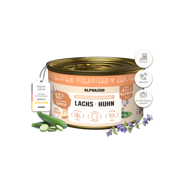 Salmon + Chicken Wet Food for Cats