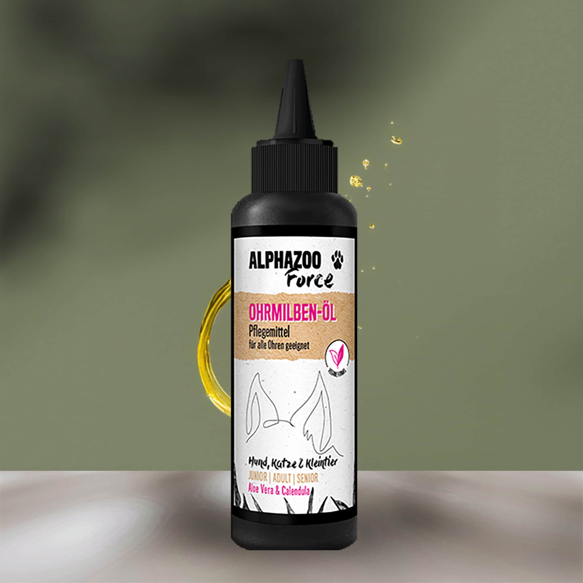 Ear mite oil 100ml for dogs & cats I Strong remedy against ear mites