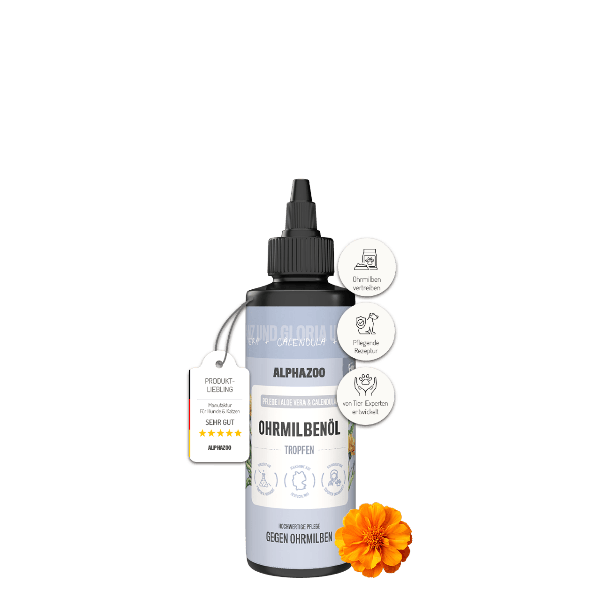 
                    Ear mite oil for cats 100 ml
                    