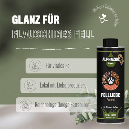 Fellliebe food oil for dogs & cats I Coat care & coat change
