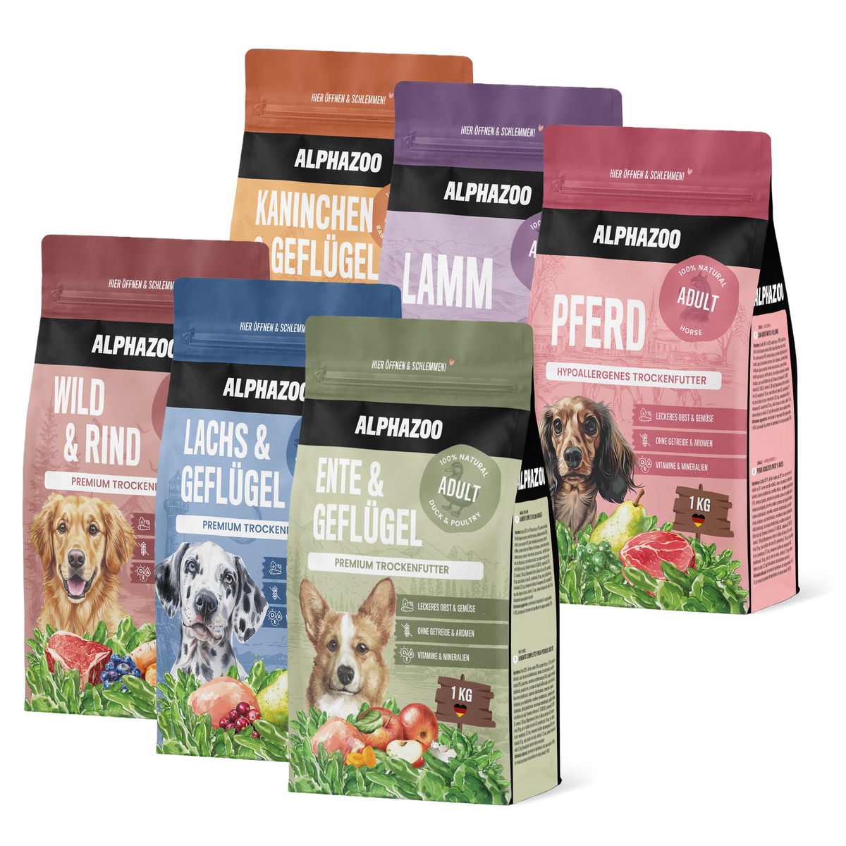 Probierpaket Trockenfutter 1kg