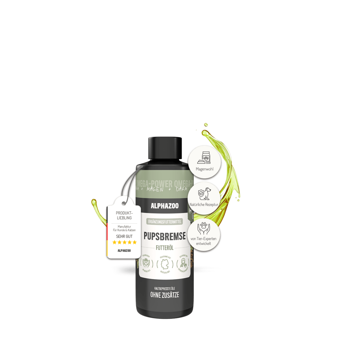 Pupsbremse Futteröl für Hunde