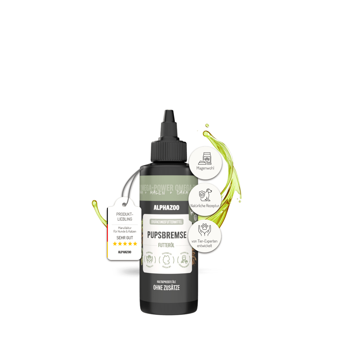 Pupsbremse Futteröl für Hunde